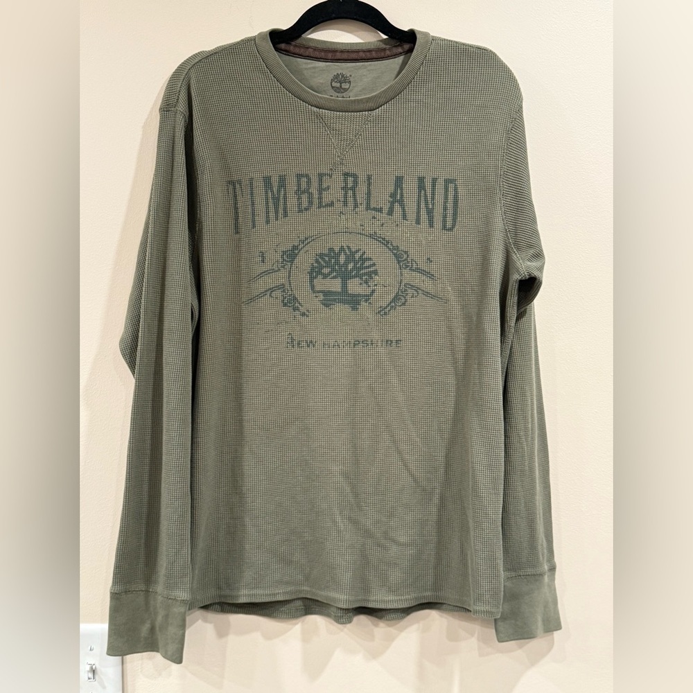 ๐ฅTimberland Green Long Sleeve Men's Sweatshirt ๐ฅ